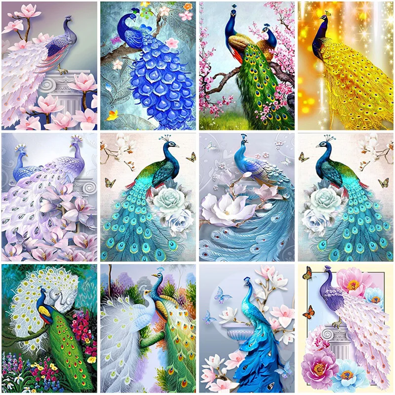 DIY Peacock 5D Diamond Painting Full Round Drill Animal Diamond Embroidery Cross Stitch Kits Mosaic Wall Art Home Decor
DIY Peacock 5D Diamond Painting Full Round Drill Animal Diamond Embroidery Cross Stitch Kits Mosaic Wall Art Home Decor