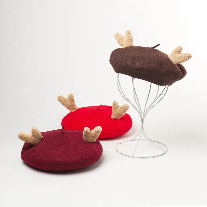 DeePom Wool Beret Hats For Children Autumn Winter Hats Girls Boys Cute Ears Hip Hop Beret Casual Christmas Gift
DeePom Wool Beret Hats For Children Autumn Winter Hats Girls Boys Cute Ears Hip Hop Beret Casual Christmas Gift