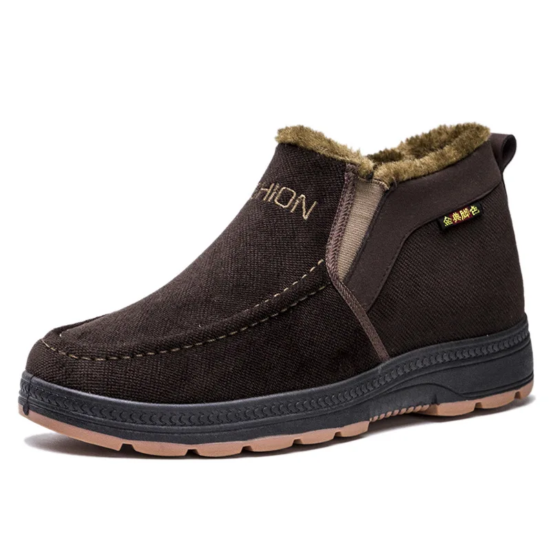 Winter Warm Boots Men's Leather Ankle Boots Men's Winter Work Shoes Men's Large Size Snow Boots High-top Soft-soled Cotton Shoes
Winter Warm Boots Men's Leather Ankle Boots Men's Winter Work Shoes Men's Large Size Snow Boots High-top Soft-soled Cotton Shoes