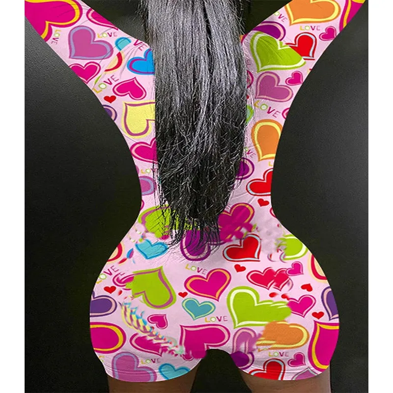 Sexy Bodysuit Women Love Heart Print Long Sleeve Bodycon Bandage Jumpsuit Bodysuit Romper Casual Leotard Tops Sleepwear Lingerie
Sexy Bodysuit Women Love Heart Print Long Sleeve Bodycon Bandage Jumpsuit Bodysuit Romper Casual Leotard Tops Sleepwear Lingerie
