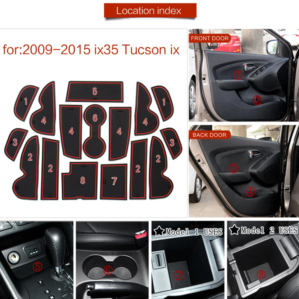 Car-Styling Latex Door Groove Mat Car-Covers Gate Slot Mat Sticker For Hyunda. IX35 Internal Accessories Car Styling
Car-Styling Latex Door Groove Mat Car-Covers Gate Slot Mat Sticker For Hyunda. IX35 Internal Accessories Car Styling