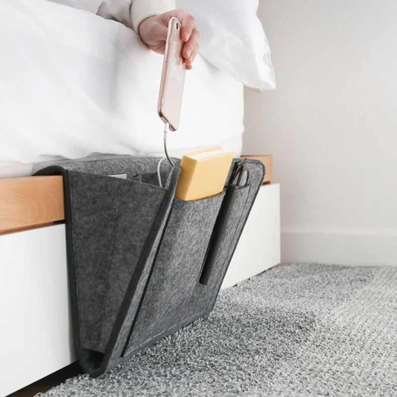 1pc Bedside Hanging Bag Storage Bag Felt Sofa Storage Bag Hanging Couch Book Holder Organizer Bed Pockets Organizer
1pc Bedside Hanging Bag Storage Bag Felt Sofa Storage Bag Hanging Couch Book Holder Organizer Bed Pockets Organizer