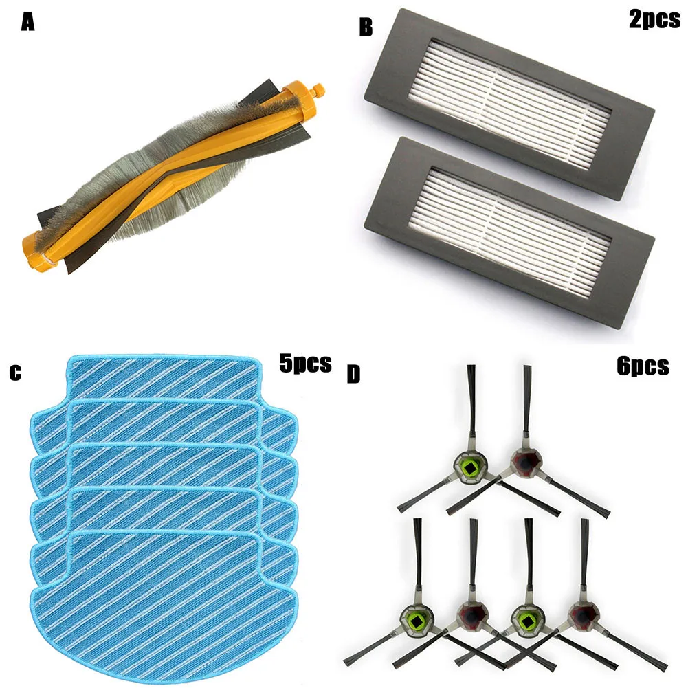 Replacement Filter Brush Mop Cloth Set For ECOVACS DEEBOT OZMO 600 601 605 Vacuum Cleaner Spare Parts Household Cleaning
Replacement Filter Brush Mop Cloth Set For ECOVACS DEEBOT OZMO 600 601 605 Vacuum Cleaner Spare Parts Household Cleaning
