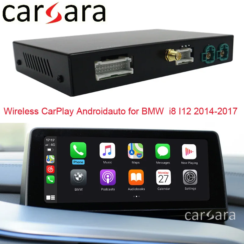 B M W i8 I12 2014-2017 with NBT system CarPlay Module Wireless Android Auto Radio Head Unit Facelift Auto Mirror Reverse Camera
B M W i8 I12 2014-2017 with NBT system CarPlay Module Wireless Android Auto Radio Head Unit Facelift Auto Mirror Reverse Camera