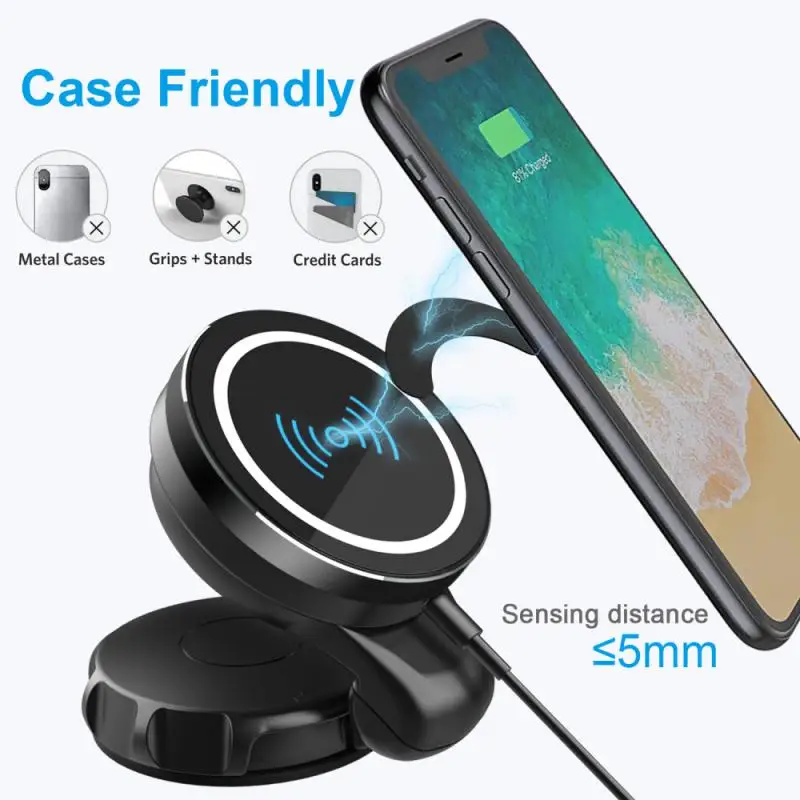 Magnetic Wireless Car Charger Mount Intelligent Infrared For Air Vent Mount Car Charger Wireless For IPhone12 Pro
Magnetic Wireless Car Charger Mount Intelligent Infrared For Air Vent Mount Car Charger Wireless For IPhone12 Pro