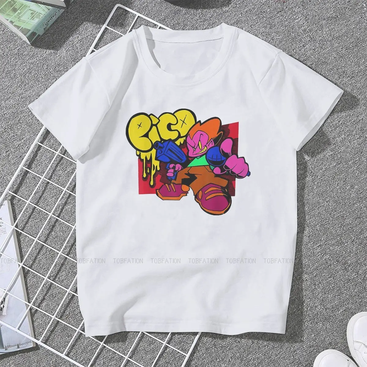 Pico Women Tshirts Friday Night Funkin Singing Rapping Game Aesthetic Vintage Female Clothing Loose Cotton Graphic Short Sleeve
Pico Women Tshirts Friday Night Funkin Singing Rapping Game Aesthetic Vintage Female Clothing Loose Cotton Graphic Short Sleeve