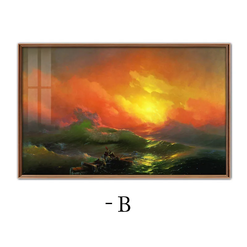 Famous Ocean Landscape Oil Painting Sunset Boat Wall Art Canvas Painting Poster and Prints Modern Living Room Home Decor
Famous Ocean Landscape Oil Painting Sunset Boat Wall Art Canvas Painting Poster and Prints Modern Living Room Home Decor