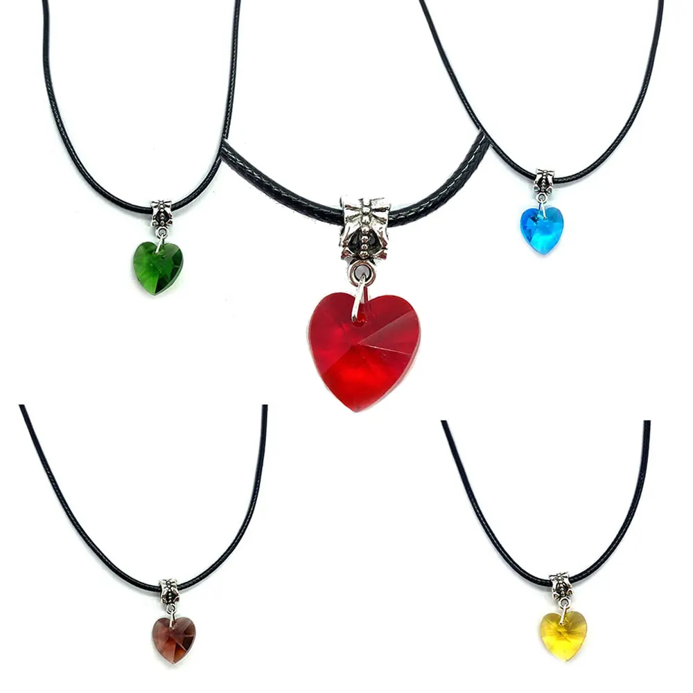 Exquisite Crystal Love Heart Pendant Necklace Fashion Crystal Antique Silver Necklace for Lovers, Friends for Lovers, 9 Colors
Exquisite Crystal Love Heart Pendant Necklace Fashion Crystal Antique Silver Necklace for Lovers, Friends for Lovers, 9 Colors