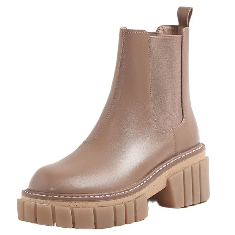 2021 top quality genuine leather shoes women ankle boots autumn winter chelsea boots square heel platform shoes woman
2021 top quality genuine leather shoes women ankle boots autumn winter chelsea boots square heel platform shoes woman