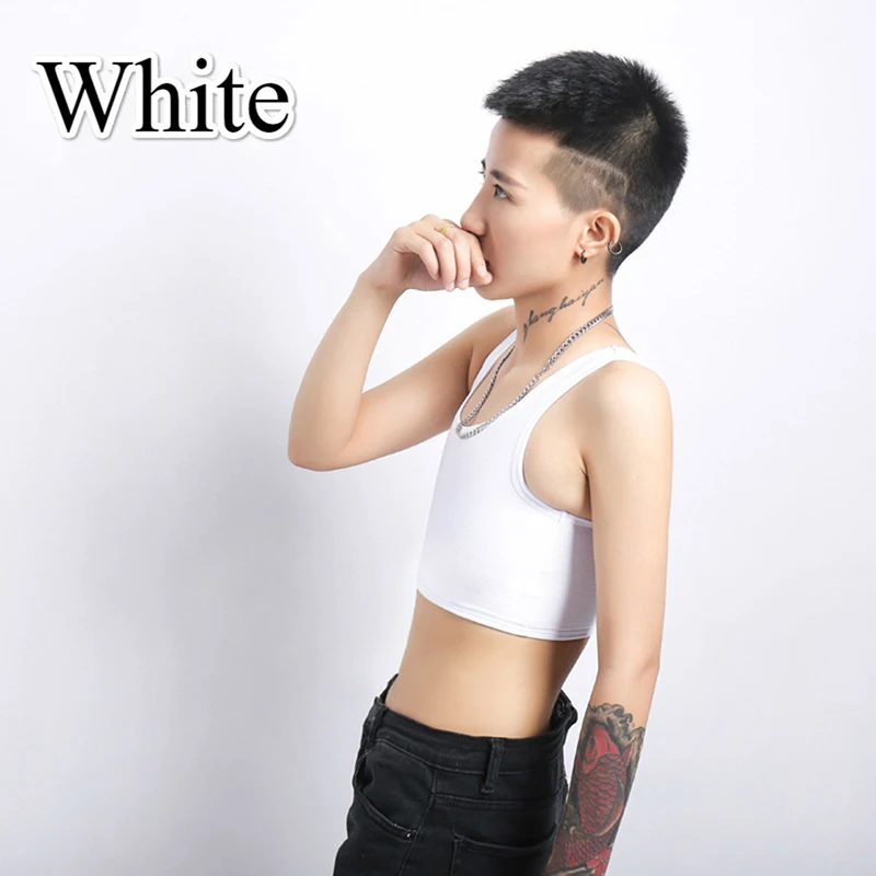 Tank Tops Women Seamless Summer Short Vest Flat Breast Binder Corset Tomboy Comfortable Tank Top Shaper Bustier
Tank Tops Women Seamless Summer Short Vest Flat Breast Binder Corset Tomboy Comfortable Tank Top Shaper Bustier