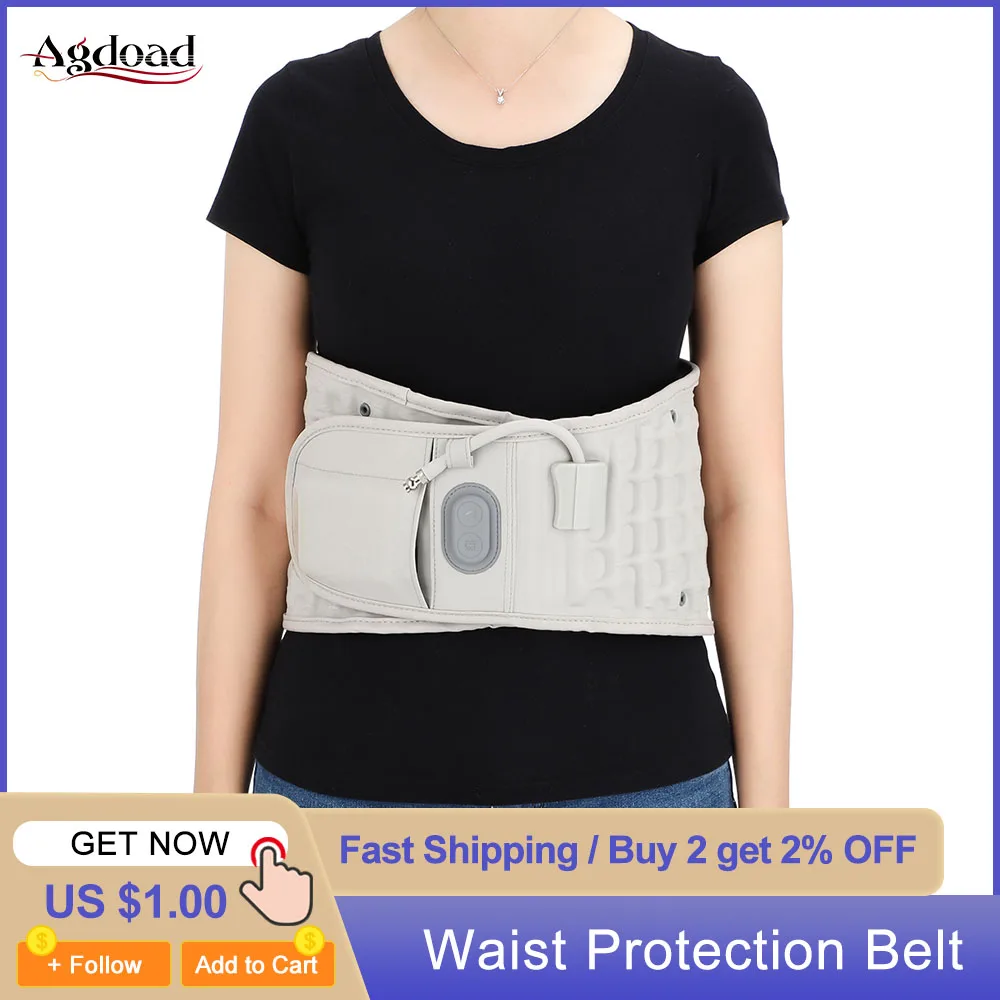 Inflatable Traction Waist Support Belt Care Health Brace Red Light Heating Backache Heat Therapy Pain Massager Parent Pain Relie
Inflatable Traction Waist Support Belt Care Health Brace Red Light Heating Backache Heat Therapy Pain Massager Parent Pain Relie