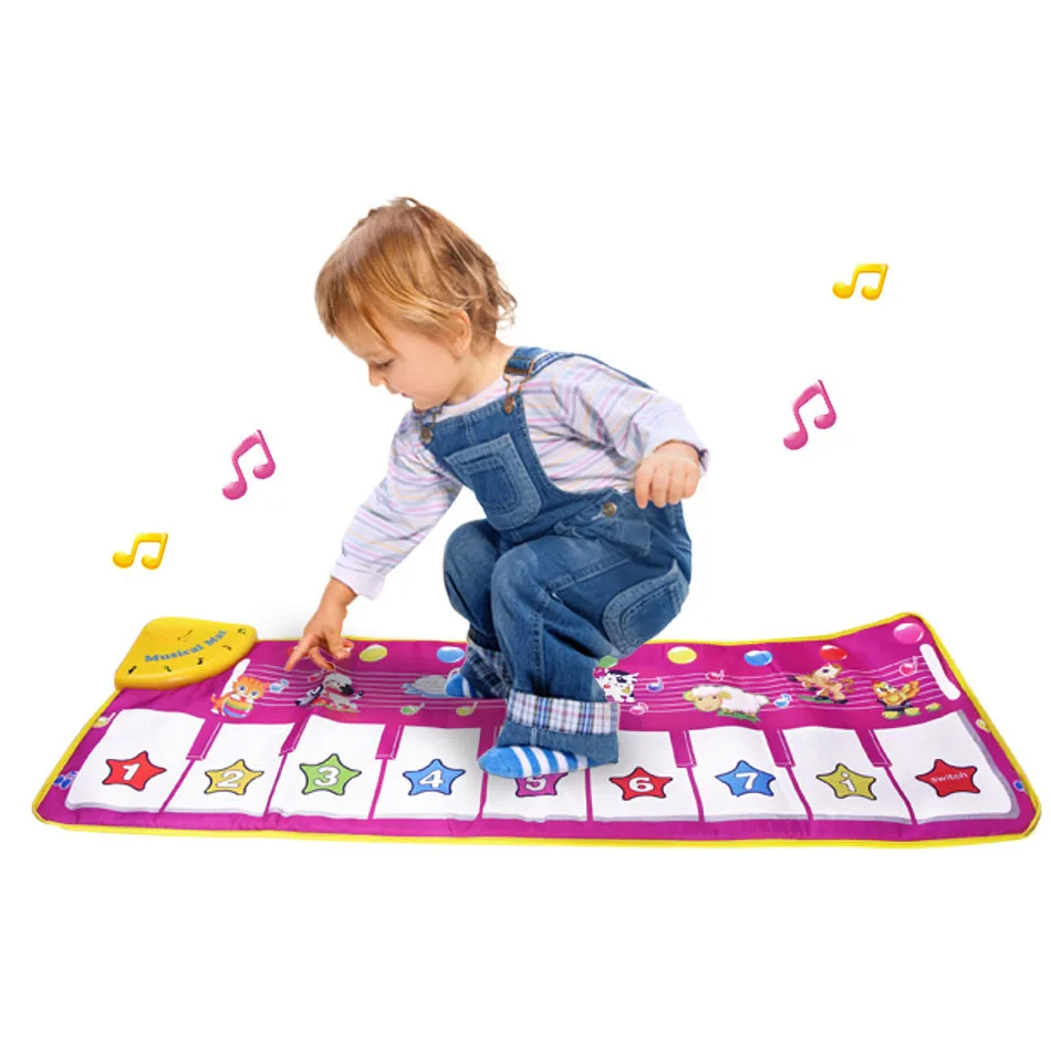Игровой коврик для малышей мальчиков и девочек обучения детские музыкальные