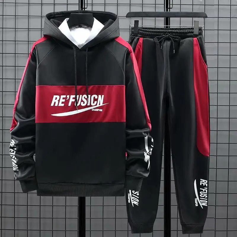 Hip Hop Men's Sets Fashion Trend Pullover Hoodies Men+Casual Harajuku Streetwear Sweatpants Spring Autumn Men Clothing Suit
Hip Hop Men's Sets Fashion Trend Pullover Hoodies Men+Casual Harajuku Streetwear Sweatpants Spring Autumn Men Clothing Suit