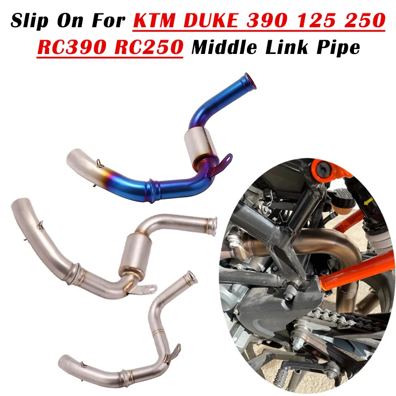 Слипоны для KTM DUKE 390 125 250 RC390 RC250 17 18 19 20 21 мотоцикл выхлопной глушитель выхлопных
