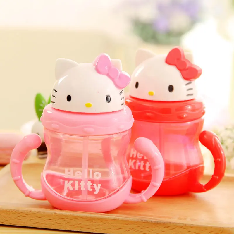 Cute Cartoon Hello Kitty Straw Cup, Children's Learning Drinking Cup with Handle Leak-proof Cup Baby Drinking Cup Sports Bottle
Cute Cartoon Hello Kitty Straw Cup, Children's Learning Drinking Cup with Handle Leak-proof Cup Baby Drinking Cup Sports Bottle