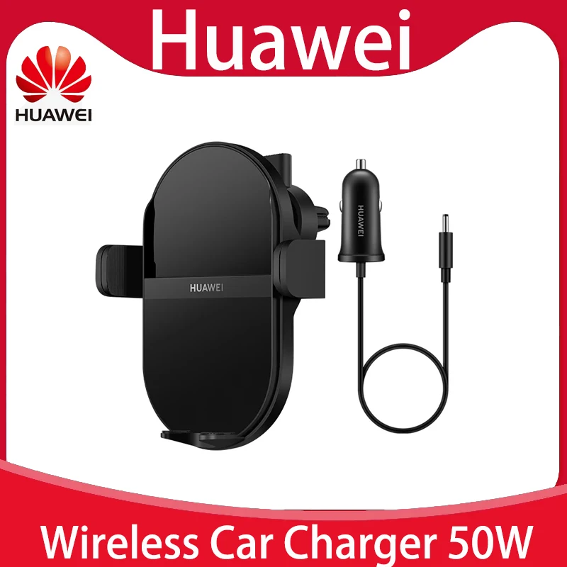 

Original Huawei SuperCharge Wireless Car Charger 50W car phone holder Fast Charger Mounting Dual Charging 3D Cooling CK030