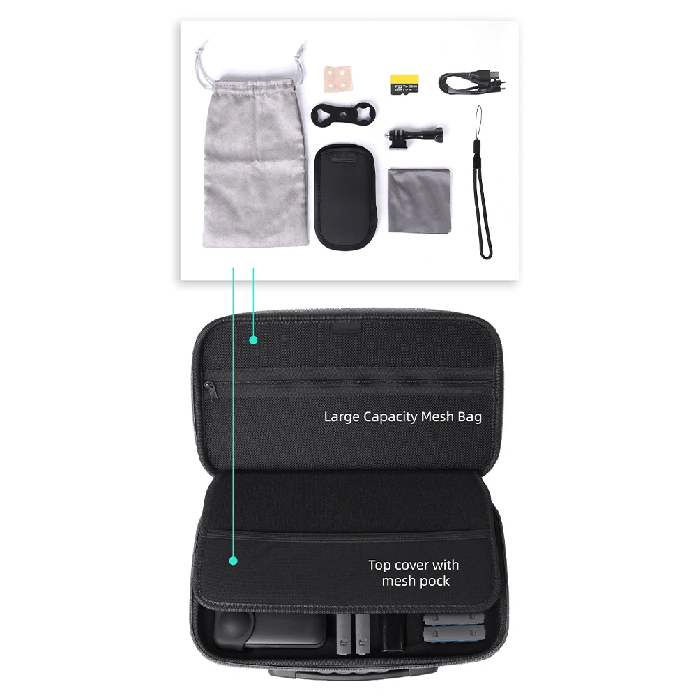 Large Portable Shockproof Carrying Case Storage Bag Handbag pouch for Insta360 One X X2 Panoramic Action Camera 
Large Portable Shockproof Carrying Case Storage Bag Handbag pouch for Insta360 One X X2 Panoramic Action Camera