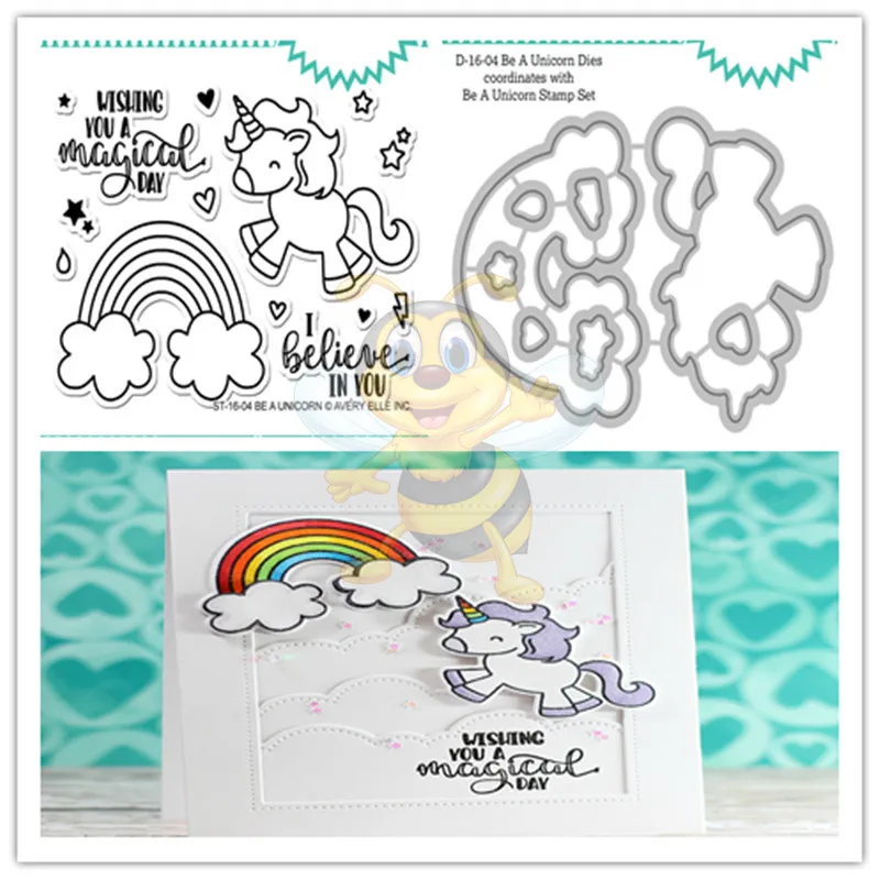 Unicorn 2021 DIY Arrival New Metal Cutting Dies and Stamps for Diary Scrapbooking Craft Greeting Card Decorative Handmade
Unicorn 2021 DIY Arrival New Metal Cutting Dies and Stamps for Diary Scrapbooking Craft Greeting Card Decorative Handmade