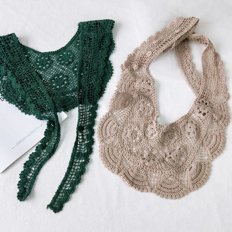 2021 Lace Sheer Knit Scarf Hollow Out Women Neckerchief Solid Color Hair Head Scarf 19*130cm Triangle Scarf Small Scarf Crochet
2021 Lace Sheer Knit Scarf Hollow Out Women Neckerchief Solid Color Hair Head Scarf 19*130cm Triangle Scarf Small Scarf Crochet