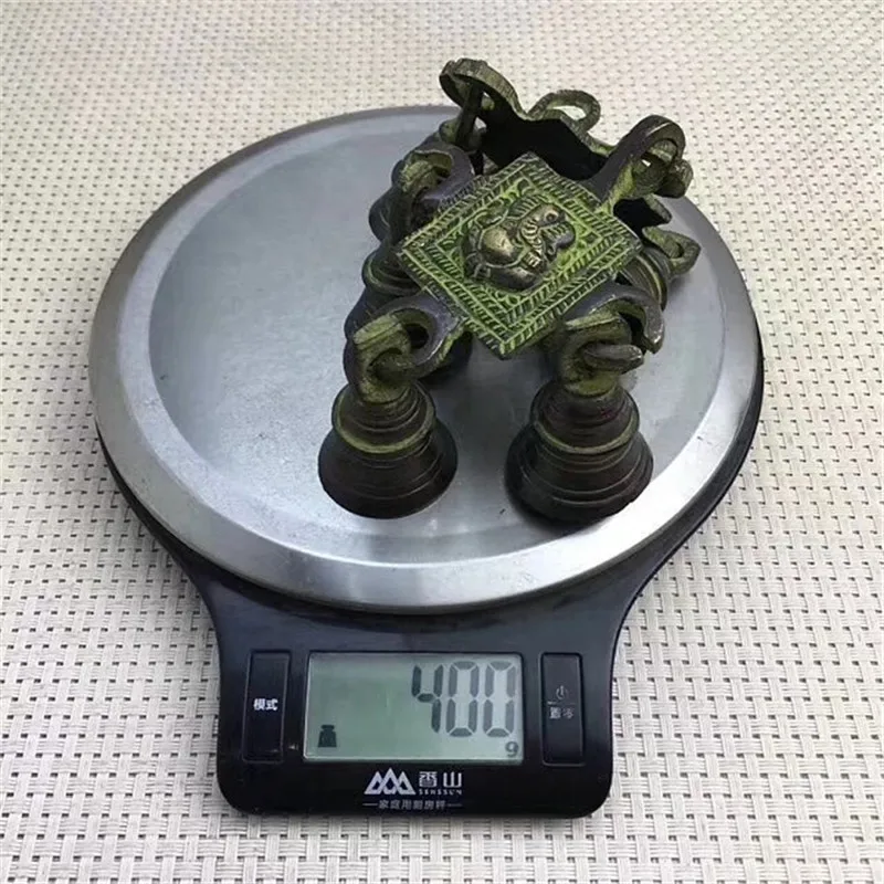 Pure Tibetan Buddhist activities bell bell home feng shui magic pendant
Pure Tibetan Buddhist activities bell bell home feng shui magic pendant