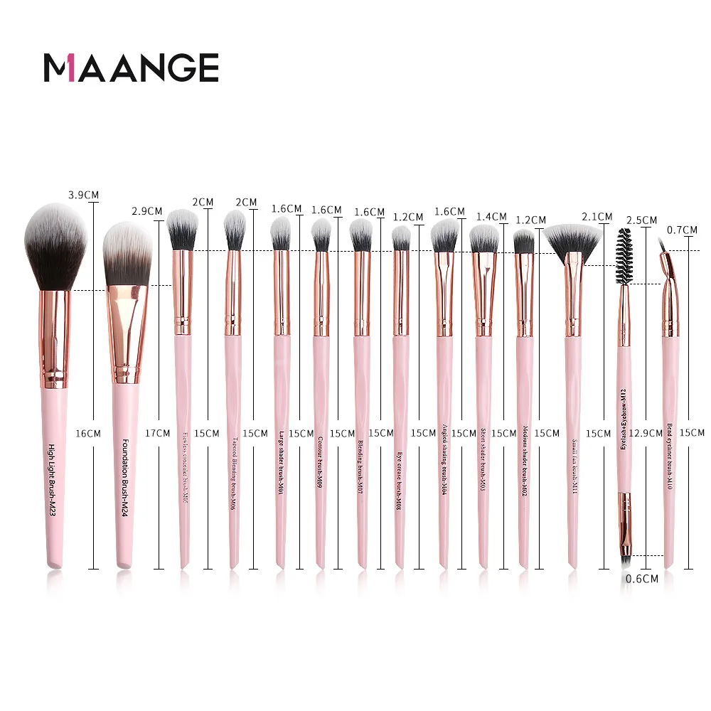 12/18/22Pcs Makeup Brushes Set With Holder Professional Beauty Make up brush Natural hair Foundation Powder Blush
12/18/22Pcs Makeup Brushes Set With Holder Professional Beauty Make up brush Natural hair Foundation Powder Blush