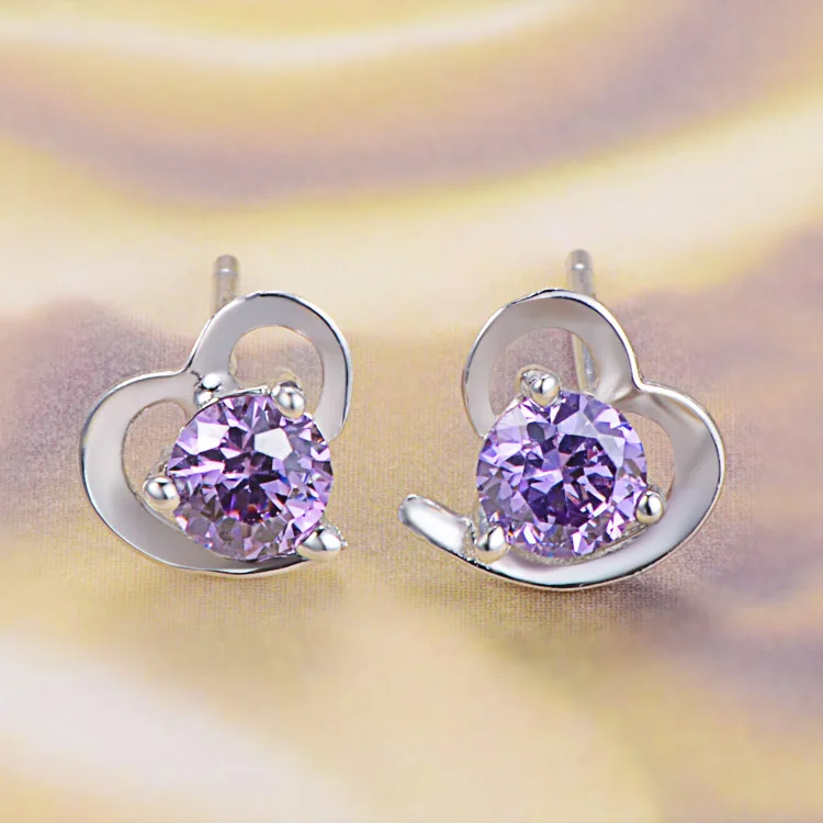 CH-1417 New style earrings factory direct sale cute small and exquisite temperament jewelry female white purple diamond earrings
CH-1417 New style earrings factory direct sale cute small and exquisite temperament jewelry female white purple diamond earrings