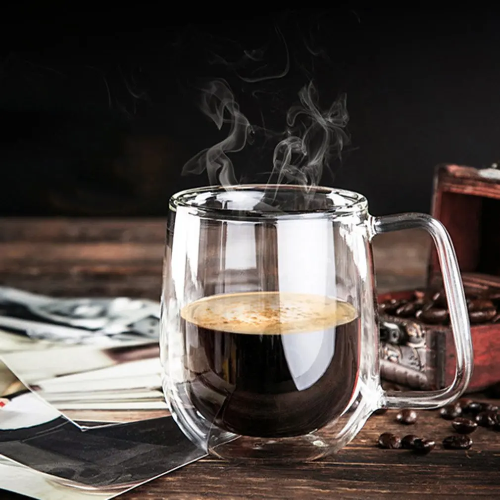 350ml Double Layers Wall Glass Insulated Milk Coffee Mug Cup Heat Resistant Drink Tea Mugs Wine Mug Transparent Drinkware Set
350ml Double Layers Wall Glass Insulated Milk Coffee Mug Cup Heat Resistant Drink Tea Mugs Wine Mug Transparent Drinkware Set