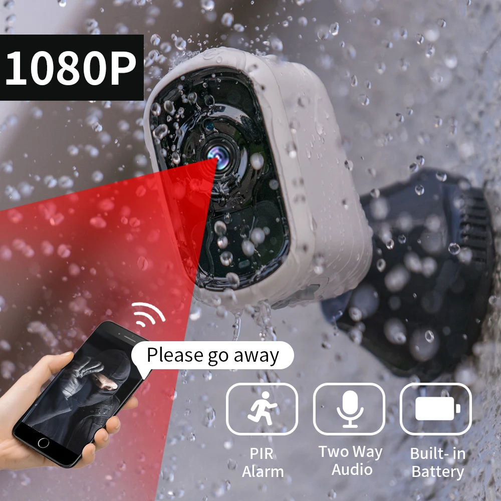 Камера видеонаблюдения SDETER 1080P с перезаряжаемой батареей IP Wi Fi для использования