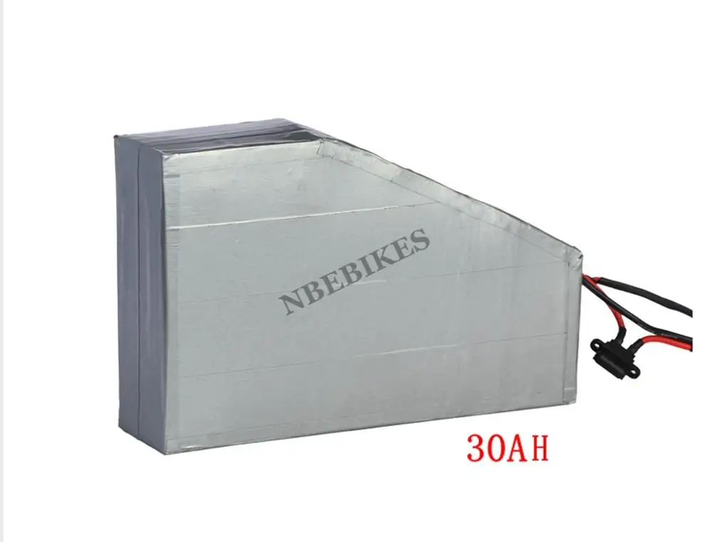 52V Triangle Battery Li Ion 20/30Ah EBike Batterie Pack Electric Bike Wheel Lithium with 58.8V 4A Charger | Спорт и развлечения