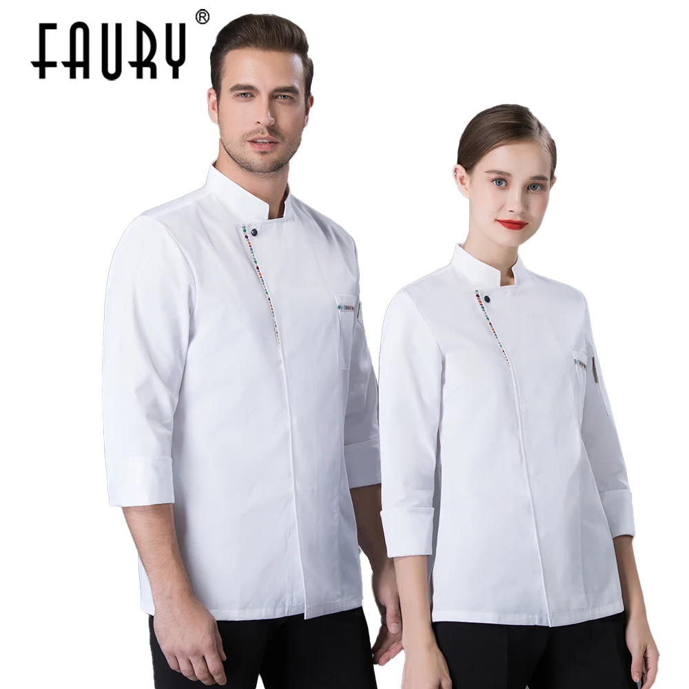 2021 Chef Uniform Reposteria Horeca Cooking Jaket Men Women Patisserie Catering Cozinha Long Sleeve Chef Waiter Work Clothes
2021 Chef Uniform Reposteria Horeca Cooking Jaket Men Women Patisserie Catering Cozinha Long Sleeve Chef Waiter Work Clothes