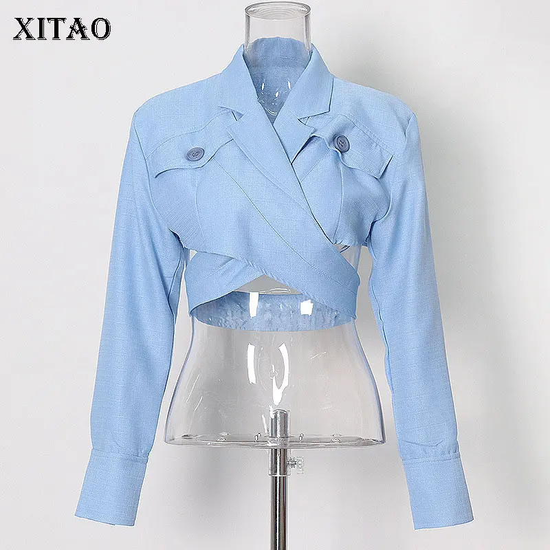 XITAO Women Fashion Blazer Irregular Small Fresh Casual Style 2021 Spring Autumn Full Sleeve Minority Elegant Coat DZL2702
XITAO Women Fashion Blazer Irregular Small Fresh Casual Style 2021 Spring Autumn Full Sleeve Minority Elegant Coat DZL2702