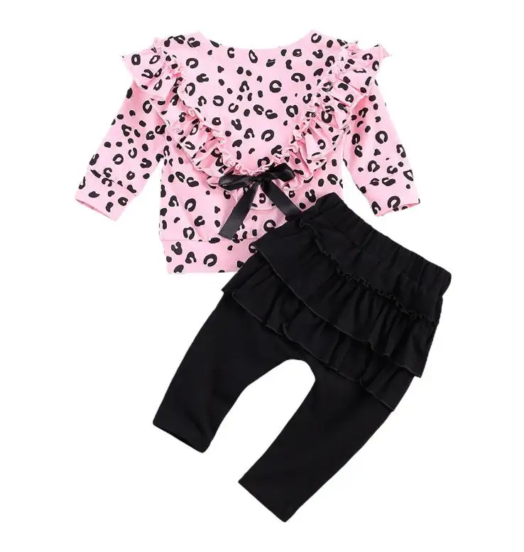 Комплект для маленьких девочек из 2 предметов, Детская рубашка с длинным рукавом и круглым вырезом с леопардовым принтом и оборками, топы, од...
Комплект для маленьких девочек из 2 предметов, Детская рубашка с длинным рукавом и круглым вырезом с леопардовым принтом и оборками, топы, од...