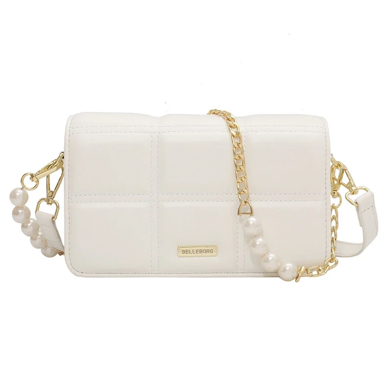 Lattice Designer Small PU Leather Armpit Bag For Women 2021 Casual Fashion Solid Color Chain Pearl Shoulder Handbags Designer
Lattice Designer Small PU Leather Armpit Bag For Women 2021 Casual Fashion Solid Color Chain Pearl Shoulder Handbags Designer