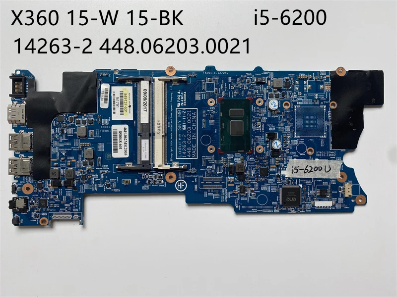 Для HP 15 W X360 bk Материнская плата ноутбука 14263 2 с i5 6200 процессор полностью