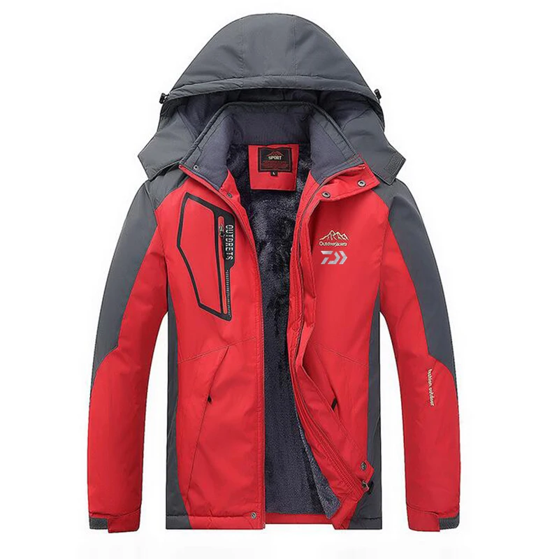 2022 winter DAWA fishing suit for men and women autumn and winter waterproof and warm fishing jacket hooded mountaineering suit 
2022 winter DAWA fishing suit for men and women autumn and winter waterproof and warm fishing jacket hooded mountaineering suit