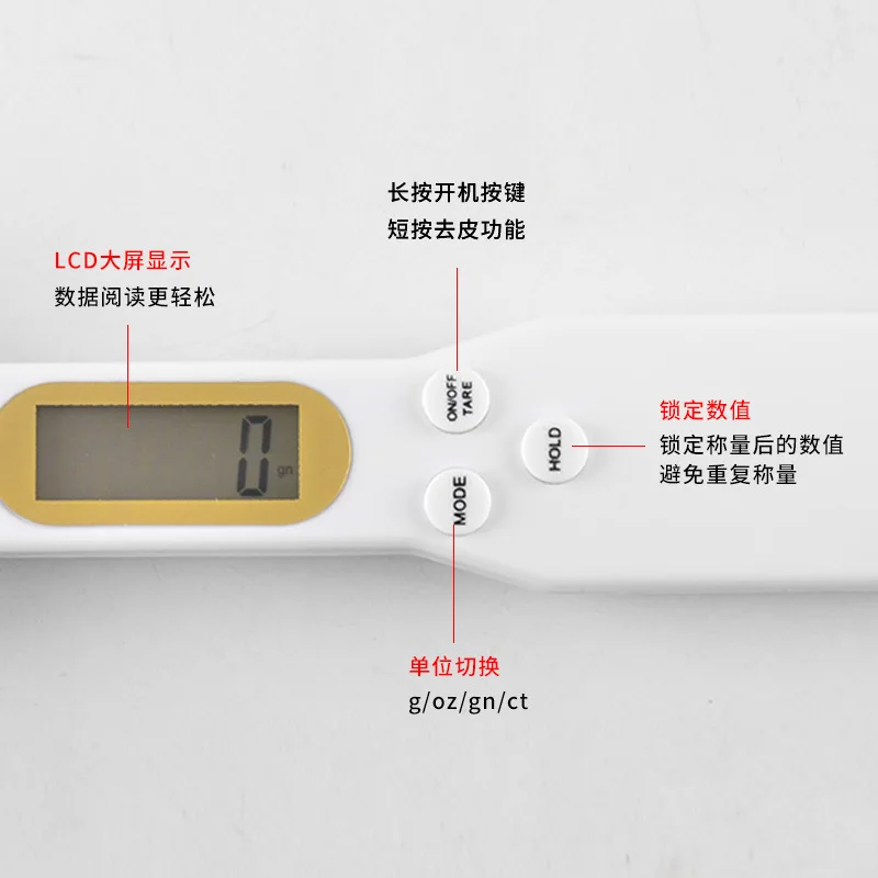 Electronic Kitchen Scale 500g 0.1g LCD Display Digital Weight Measuring Spoon Digital Spoon Scale Mini Kitchen Tool
Electronic Kitchen Scale 500g 0.1g LCD Display Digital Weight Measuring Spoon Digital Spoon Scale Mini Kitchen Tool