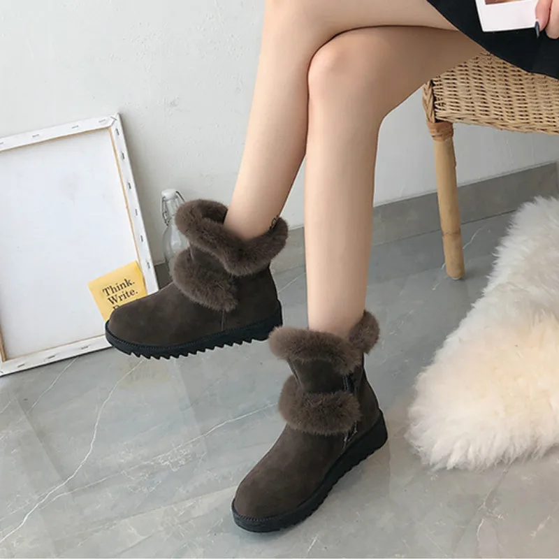 2019 New Winter Women Snow Boots Plush Warm Snow Boots Thicken Cotton Boots Zapatos De Mujer Botas Flat Warm Tenis Femini U11-15
2019 New Winter Women Snow Boots Plush Warm Snow Boots Thicken Cotton Boots Zapatos De Mujer Botas Flat Warm Tenis Femini U11-15