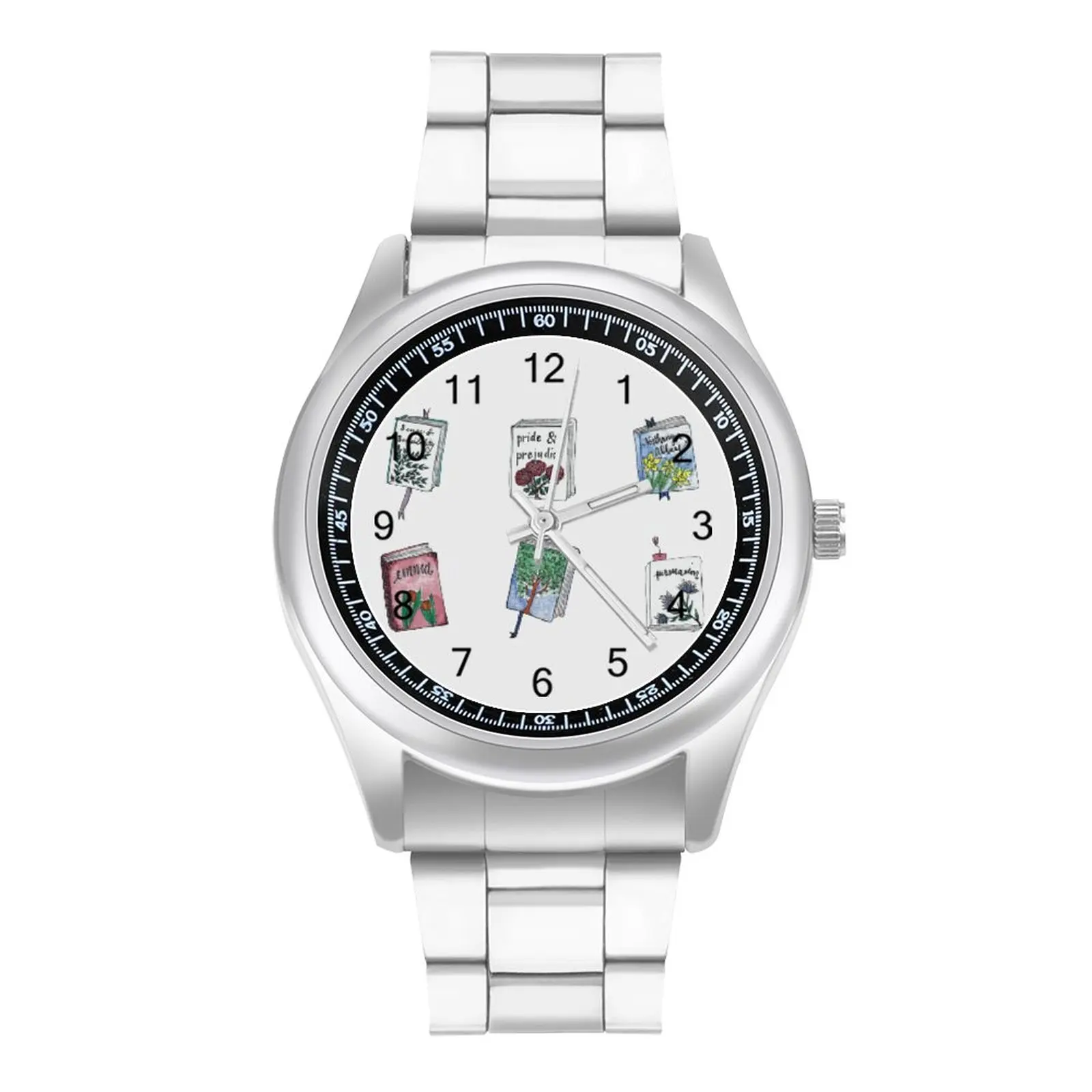 Кварцевые часы Jane Austen, милые наручные часы из нержавеющей стали, дешевые наручные часы для дома и пары 
Кварцевые часы Jane Austen, милые наручные часы из нержавеющей стали, дешевые наручные часы для дома и пары