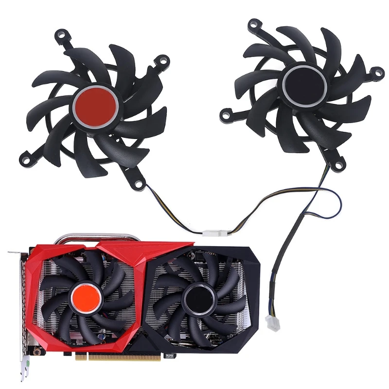 Тихие вентиляторы видеокарты K1KF для цветного GTX 1660 Tomahawk RTX 2060 85 мм 4 контакта 12 В VGA вентилятор Охлаждения видеокарты
Тихие вентиляторы видеокарты K1KF для цветного GTX 1660 Tomahawk RTX 2060 85 мм 4 контакта 12 В VGA вентилятор Охлаждения видеокарты