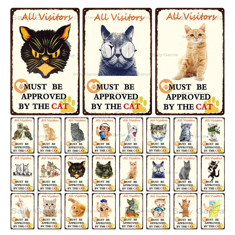 Cats Tin Sign Home House Metal Plates Steak Wall Stickers Art Poster Decor Cafe Home Room Livingroom Decorative Poster
Cats Tin Sign Home House Metal Plates Steak Wall Stickers Art Poster Decor Cafe Home Room Livingroom Decorative Poster