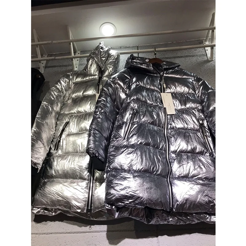 Stylish Women Winter Jacket 2019 Metal Glossy Winter Warm Coat Female Thicken Down Jackets Hooded Parka manteau femme hiver
Stylish Women Winter Jacket 2019 Metal Glossy Winter Warm Coat Female Thicken Down Jackets Hooded Parka manteau femme hiver