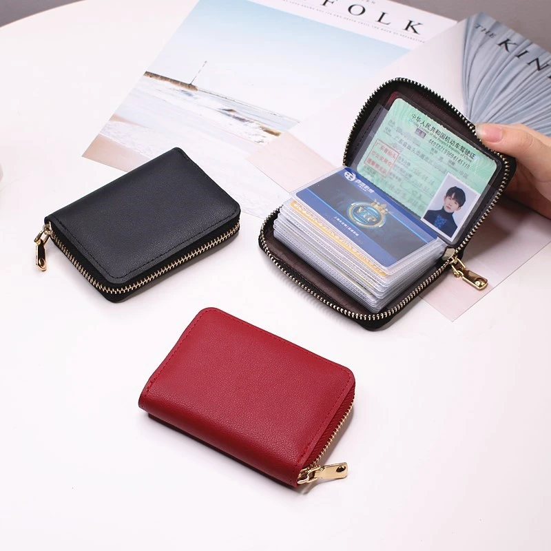 Women/men Business Card Holder Wallet Case Red/black/gray/yellow/blue/purple Credit Card Holder Case 26 Bits Zipper Card Wallet 
Women/men Business Card Holder Wallet Case Red/black/gray/yellow/blue/purple Credit Card Holder Case 26 Bits Zipper Card Wallet