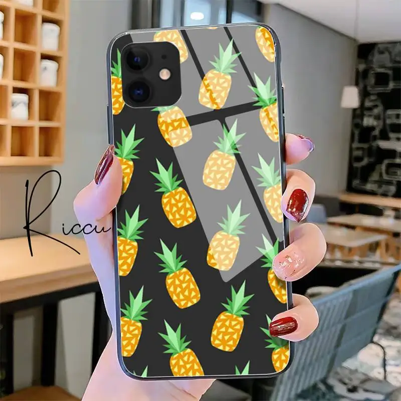 Pineapple colorful fruit Phone Case Tempered Glass For iPhone 11 Pro XR XS MAX 8 X 7 6S 6 Plus SE 2020 12 Pro Max Mini case
Pineapple colorful fruit Phone Case Tempered Glass For iPhone 11 Pro XR XS MAX 8 X 7 6S 6 Plus SE 2020 12 Pro Max Mini case