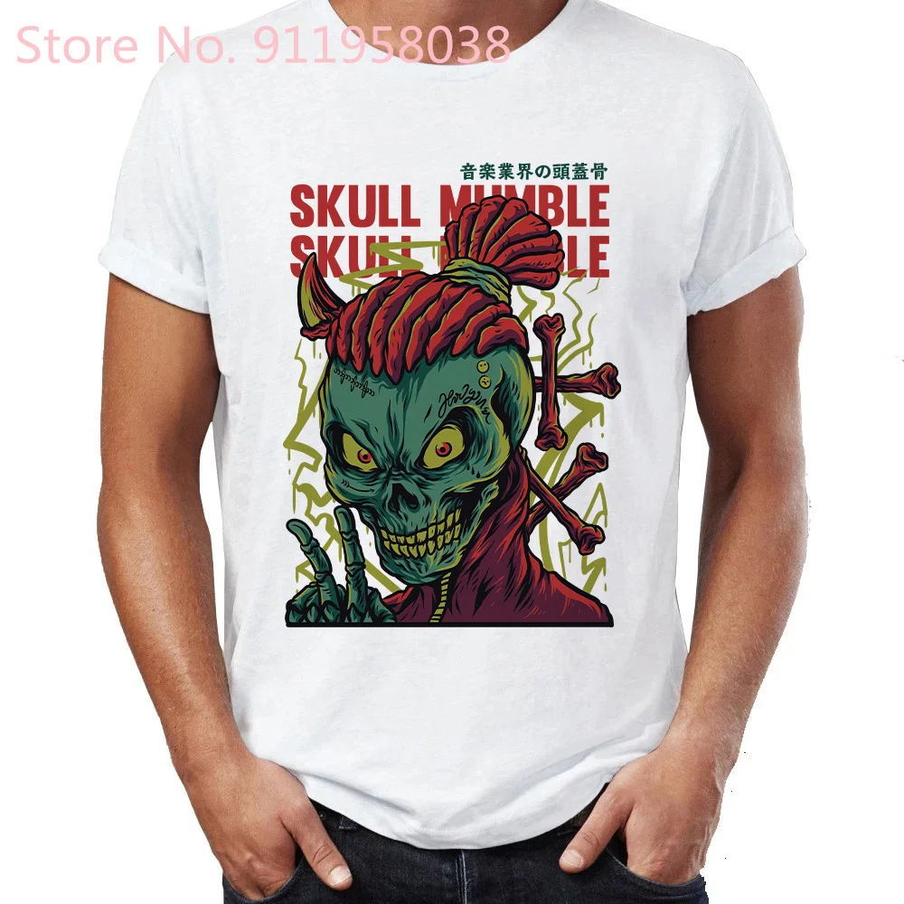Fashion skull rapper Unisex t shirt Street skull punk graphic print Oversized T-shirt Harajuku Popular Gothic women/man T-Shirts
Fashion skull rapper Unisex t shirt Street skull punk graphic print Oversized T-shirt Harajuku Popular Gothic women/man T-Shirts