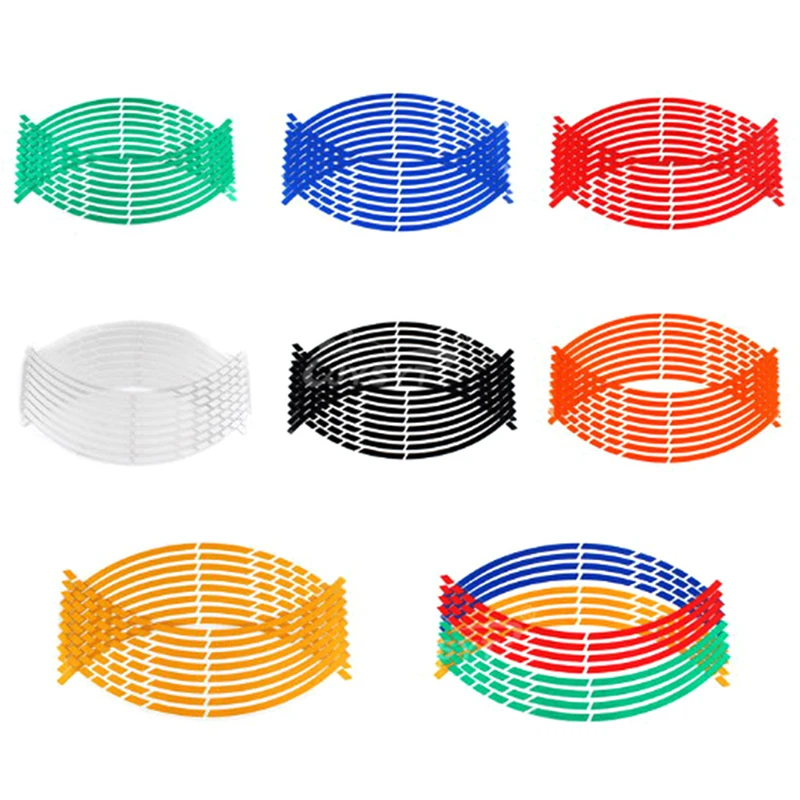 2PCS PVC Reflective Rim Stickers And Decals Decoration Stickers Car Styling Bike Car Motorcycle Wheel Tire
2PCS PVC Reflective Rim Stickers And Decals Decoration Stickers Car Styling Bike Car Motorcycle Wheel Tire