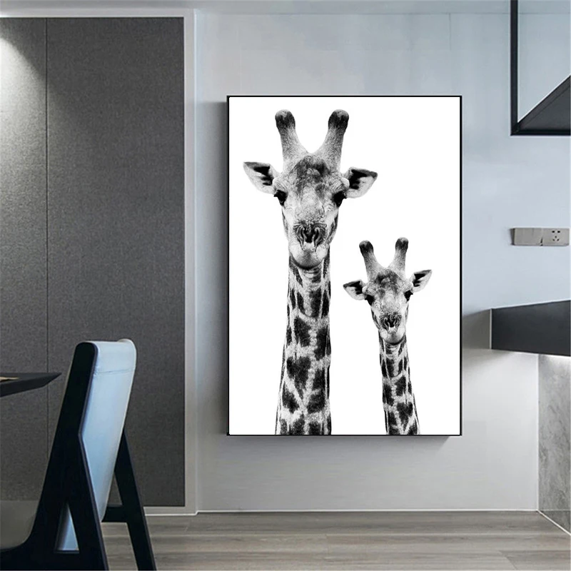 Black And White Animal Wall Art Poster Giraffe Canvas Print Children's Room Children's Room Pictures Nordic Posters And Prints
Black And White Animal Wall Art Poster Giraffe Canvas Print Children's Room Children's Room Pictures Nordic Posters And Prints