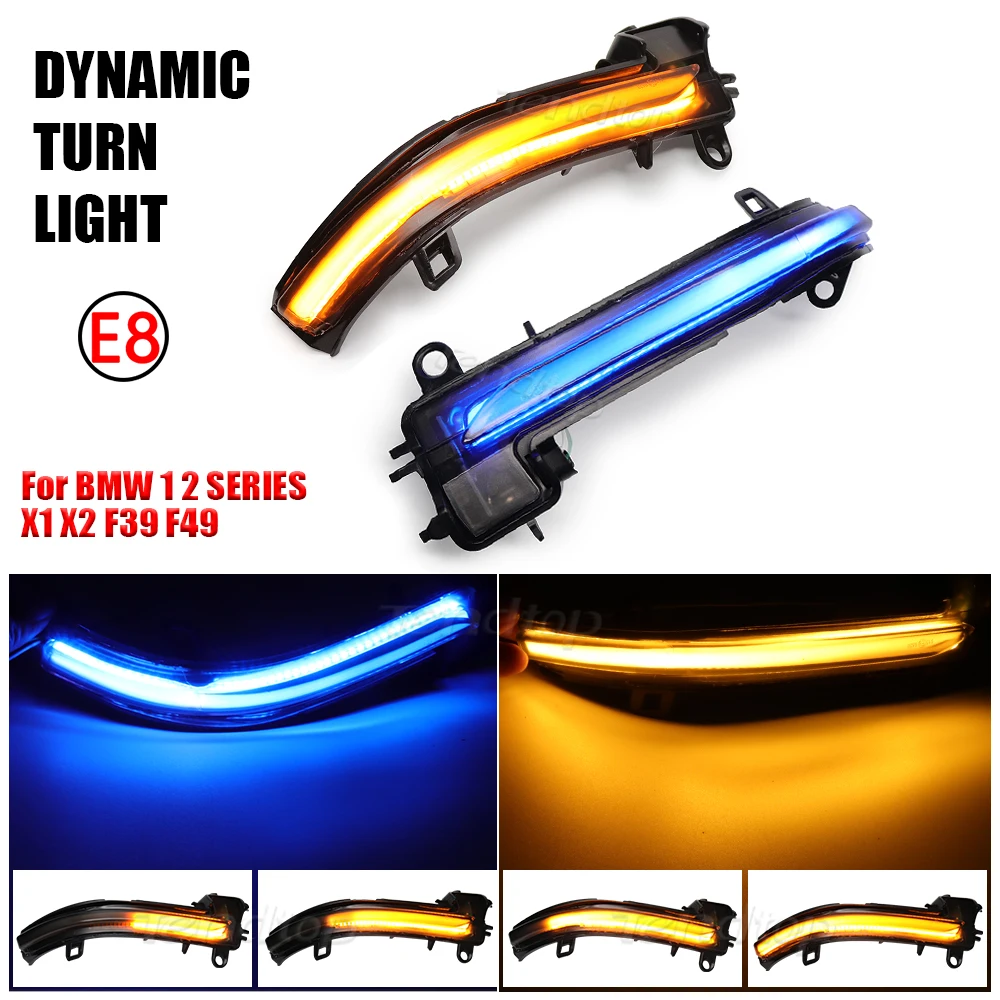 For BMW X2 X1 F48 F49 1/2 Series F45 F46 F52 Sedan 2016 2017 2018 Dynamic Blinker LED Turn Signal Light Side Mirror Flasher Lamp
For BMW X2 X1 F48 F49 1/2 Series F45 F46 F52 Sedan 2016 2017 2018 Dynamic Blinker LED Turn Signal Light Side Mirror Flasher Lamp
