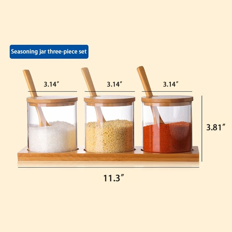 Glass Seasoning Box Spice Jar Household Combination Home Kitchen Coffee Bar Gift
Glass Seasoning Box Spice Jar Household Combination Home Kitchen Coffee Bar Gift