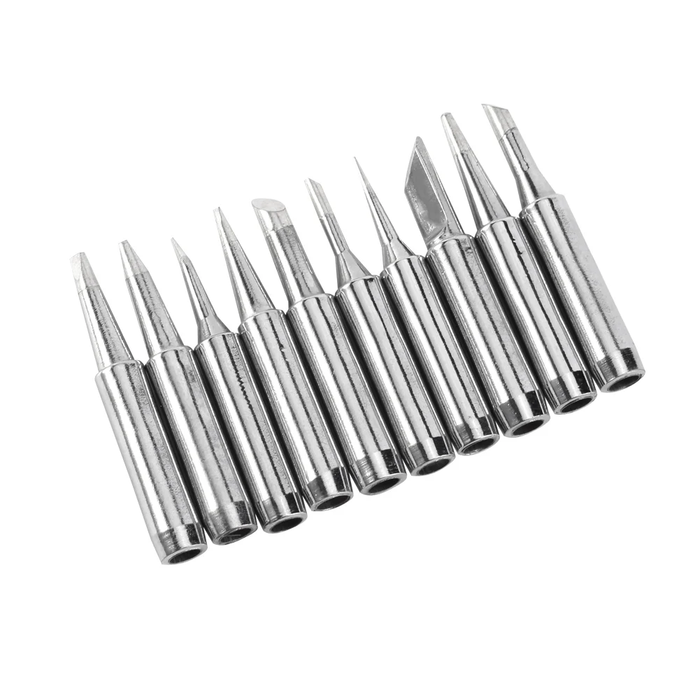 10pcs 900M-T Soldering Iron Tip for 936, 937, 938, 969, 8586, 852D Soldering Station
10pcs 900M-T Soldering Iron Tip for 936, 937, 938, 969, 8586, 852D Soldering Station