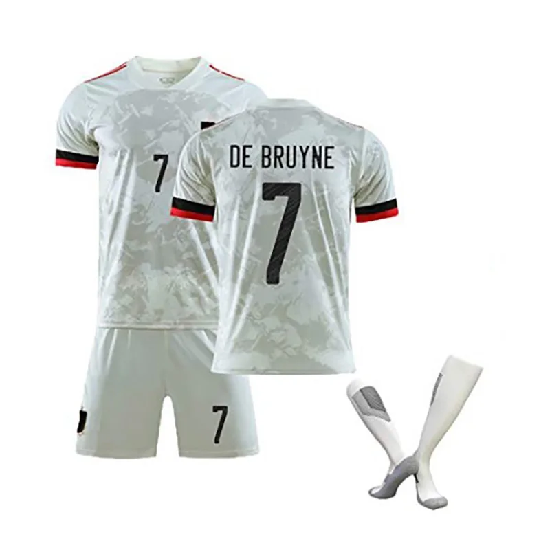 20 years European Cup Belgium home jersey football jersey No. 7 and No. 9 suit children football training team uniform team
20 years European Cup Belgium home jersey football jersey No. 7 and No. 9 suit children football training team uniform team